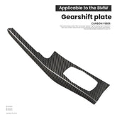 Dry Carbon Fiber Gear Shift Frame Trim Cover for BMW 5 Series G30 G31 G38 2018-2022 & 6 Series GT G32 2018-2021 Center Console Gear Panel Overlay