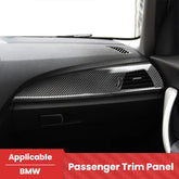 BMW F20 F21 F22 Passenger Side Dashboard Trim Cover Dry Carbon Fiber Interior Panel Overlay Fit 1 Series 2 Series