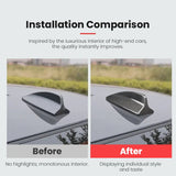 BMW E90 E92 Carbon Fiber Shark Fin Antenna Cover Trim E82 E46 Gloss Dry Carbon Exterior Decor