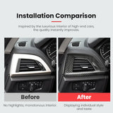 BMW 1 Series F20 F21 F22 / 2 Series F22 Dry Carbon Fiber Air Vent Trim Cover Interior Vent Frame Decoration