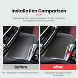 BMW G38 5 Series Carbon Fiber Drawer Trim Cover Interior Storage Drawer Overlay Dry Carbon Fiber Gloss Finish Compatible Fit For G38