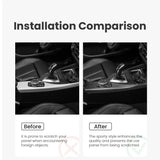 BMW F20 F21 LCI F22 Dry Carbon Fiber Multimedia Control Panel Trim Cover Interior Overlay for Left-Hand Drive Models