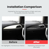 BMW F20 F21 F22 Passenger Side Dashboard Trim Cover Dry Carbon Fiber Interior Panel Overlay Fit 1 Series 2 Series