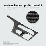 BMW G30 G31 G38 5 Series & G32 6 Series GT Dry Carbon Fiber Multimedia Control Panel Trim Cover Interior Overlay 2018-2022