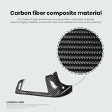 BMW 5 Series G30 G38 F90 Dry Carbon Fiber Left Air Vent Trim Cover Interior Overlay Decorative Trim Replacement