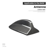 BMW E90 E92 Carbon Fiber Shark Fin Antenna Cover Trim E82 E46 Gloss Dry Carbon Exterior Decor