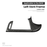 BMW 5 Series G30 G38 F90 Dry Carbon Fiber Left Air Vent Trim Cover Interior Overlay Decorative Trim Replacement