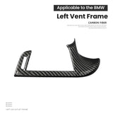 BMW 5 Series G30 G38 F90 Dry Carbon Fiber Left Air Vent Trim Cover Interior Overlay Decorative Trim Replacement