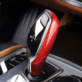 BMW Carbon Fiber Gear Shift Trim Cover 5 6 7 Series X3 X4 Interior Shifter Sticker Compatible 2016-2020