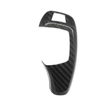 Real Dry Carbon Fiber Gear Shift Knob Cover Trim Fit for BMW F20 F30 F10 F15 Interior Overlay