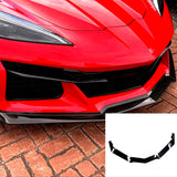 Corvette C8 Z07 Style Carbon Fiber Front Splitter – Fits Grand Sport, Z06 & ZR1 (2020–2025)