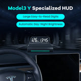 Smart HUD Display for Tesla Model 3/Y – Optical Dashboard Projection Screen