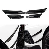 Carbon Fiber Front Bumper Canards – 4pcs Set for Corvette C8 (2020–Present)