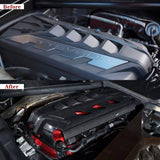 Carbon Fiber Engine Cover Replacement for Corvette C8 (2020–2024)