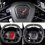 Corvette C8 Carbon Fiber Steering Wheel Airbag Cover (2020–2024)