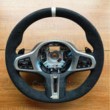 BMW G Series Full Alcantara Steering Wheel – Fits 5/6/7/8 Series (G30–G38, F90 M5, F91–F93 M8, G32, G11–G16, X3–X7)