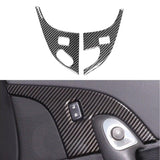 Carbon Fiber Door Lock Switch Frame Trim for Corvette C6 (2005-2013)