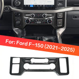 Ford F-150 2015-2020 Dry Carbon Fiber Center AC Control Knob Panel Interior Trim Cover Overlay