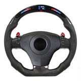 Volante de Fibra de Carbono con LED CarbonTailor para Chevy Corvette C6 Z06/ZR1 2006-2013 – Estilo F1, Personalizable