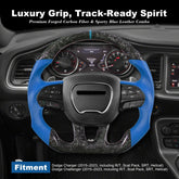 CarbonTailor Forged Carbon Fiber Steering Wheel for Dodge Charger & Challenger (Hellcat / Scat Pack / R/T)