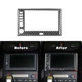 Carbon Fiber Radio & Navigation Panel Trim for Corvette C6 (2005-2013)