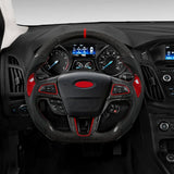 CarbonTailor Carbon Fiber Steering Wheel Fit for 2015–2019 FORD FOCUS – Upgrade Your Driving Experience