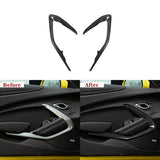 Türverkleidung Chromleistenabdeckung aus echtem Carbon für 2016–2024 Chevy Camaro