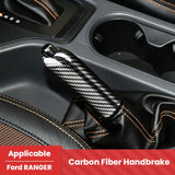 Ford Ranger Dry Carbon Fiber Handbrake Cover Trim Interior Replacement Accessories Compatible With Ranger Pickup Styling Upgrade