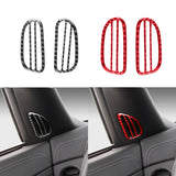 Carbon Fiber A-Pillar AC Vent Trim Overlay (2pcs) for Corvette C6 (2005–2013)