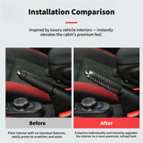 Real Dry Carbon Fiber Handbrake Cover Trim for MINI Cooper F55 F56 F57 2013-2019 Interior Handbrake Shell Overlay