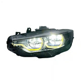 LED Headlight Assembly For BMW 4 Series Coupe & Gran Coupe (F32/F36) and M4 (F82) Models 2013-2020 Switchback DRL Yellow White