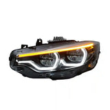LED Headlight Assembly For BMW 4 Series Coupe & Gran Coupe (F32/F36) and M4 (F82) Models 2013-2020 Switchback DRL Yellow White