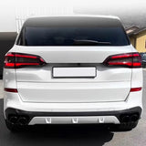 Carbon Fiber Quad Exhaust Tips for BMW X5 X6 X7 G05 G06 G07 2019+ Stainless Steel Bolt-On Exhaust Tailpipe Covers
