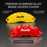 Audi RS Style Caliper Covers (4-Piece Set) – Custom Fit Aluminum Brake Caliper Covers