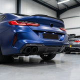 BMW G05 G06 G07 Quad Exhaust Tips Carbon Fiber Stainless Steel Bolt-On Tailpipe Upgrade for X5 X6 X7 2019+