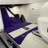 Bespoke Premium Top-Grain Cowhide Leather Floor Mats For Rolls-Royce | Made to Measure Handmade Fitment