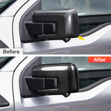 Dry Carbon Fiber Side Mirror Cover Caps Compatible With Ford F-150 2021-2024 Exterior Mirror Overlay Trim Gloss Black Red
