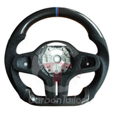 BMW G Series Custom Carbon Steering Wheel – Alcantara Center | Fits 5–8 Series, X3–X7, M5/M8