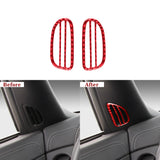 Carbon Fiber A-Pillar AC Vent Trim Overlay (2pcs) for Corvette C6 (2005–2013)
