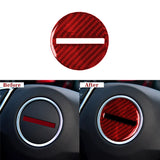 Carbon Fiber Steering Wheel Airbag Center Overlay Fit for Chevy Camaro (2016–2024)