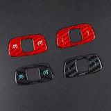 Corvette C8 Real Carbon Fiber Steering Wheel Roller Control Trim Cover (2020–2024)