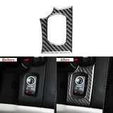 Carbon Fiber Ignition Start Button Surround Trim Overlay for Corvette C6 (2005–2013)