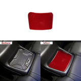 Carbon Fiber Rear Seat Storage Trim Overlay for Camaro (2016–2024)