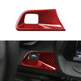 Carbon Fiber Start Stop Engine Button Surround Cover for Chevy Camaro (2016–2024)