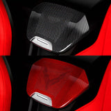 Corvette C8 Carbon Fiber Waterfall Speaker Trim Cover with Corvette Logo (2020–2024)