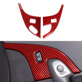 Carbon Fiber Door Lock Switch Frame Trim for Corvette C6 (2005-2013)