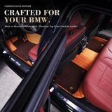 Bespoke Premium Top-Grain Cowhide Leather Floor Mats For BMW | Made to Measure Handmade Fitment