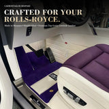Bespoke Premium Top-Grain Cowhide Leather Floor Mats For Rolls-Royce | Made to Measure Handmade Fitment