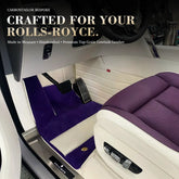 Bespoke Premium Top-Grain Cowhide Leather Floor Mats For Rolls-Royce | Made to Measure Handmade Fitment