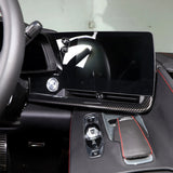 Corvette C8 Carbon Fiber Dash Chrome Trim Cover Kit (2020–2023)